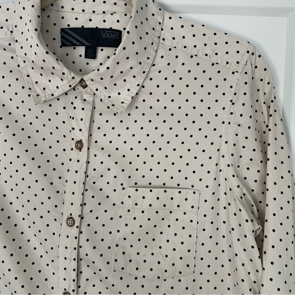 VANS Polka Dot Button Down - EUC - Picture 2 of 8